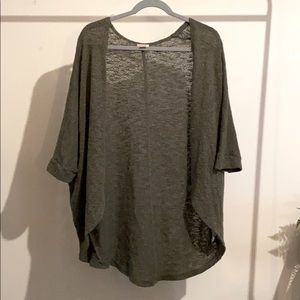 Shrug style cardigan